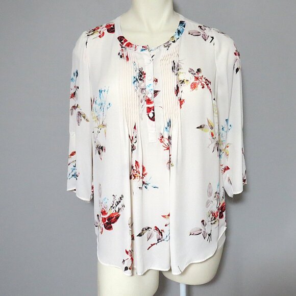 Daniel Rainn Pleated Blouse Women's size 1X - Picture 2 of 9